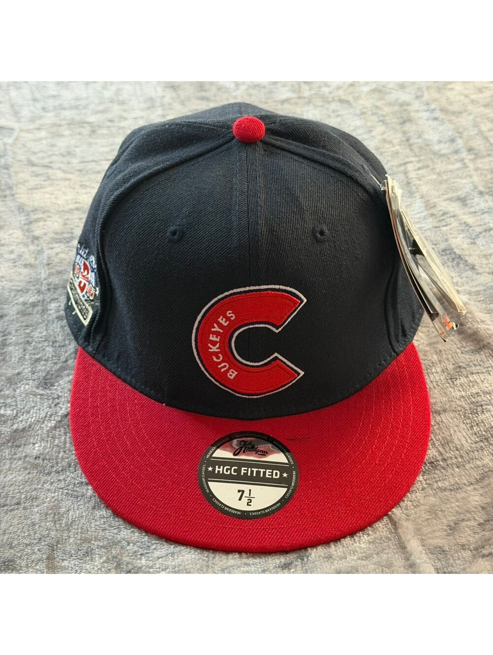 Cleveland Buckeyes Headgear Classics Fitted Hat 7 1/2 World Series Champs